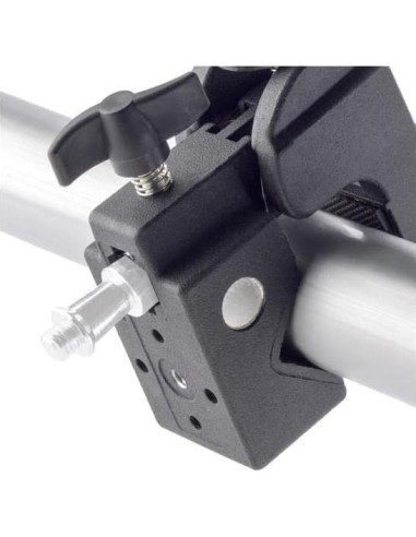 Pinza de Montaje Flashpoint Super - Negra, Soporta 13.61 kg