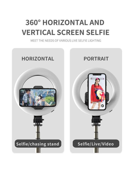 Soporte y Montaje BoxWave RingLight SelfiePod para BLU Studio X10L Soporte y Montaje BoxWave RingLight SelfiePod para BLU Studio X10L