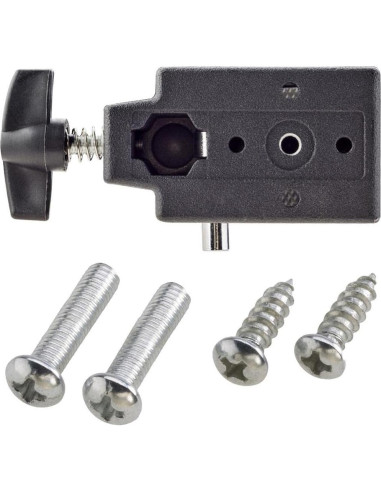 Pinza de Montaje Flashpoint Super - Negra, Soporta 13.61 kg