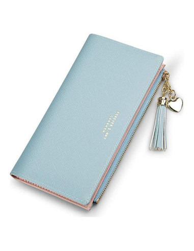 Cartera Linda Easygogo Minimalista Azul 19x10cm para Mujeres