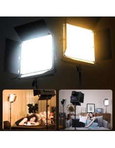 Luz de Panel LED Bi-Color 100W Pixel K90SP Ajustable 3000-8000K 2