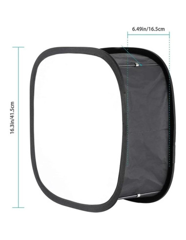 Difusor de Softbox Plegable Reflex Camera 41x41cm para Luz LED