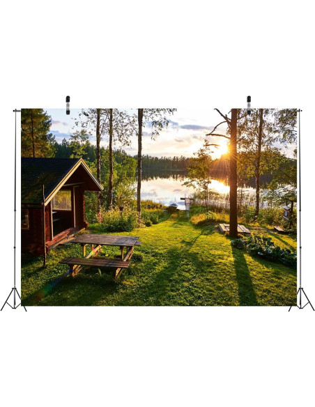 Fondo Fotográfico Loccor 300x250cm Paisaje Lago Atardecer Fondo Fotográfico Loccor 300x250cm Paisaje Lago Atardecer