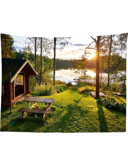 Fondo Fotográfico Loccor 300x250cm Paisaje Lago Atardecer Fondo Fotográfico Loccor 300x250cm Paisaje Lago Atardecer