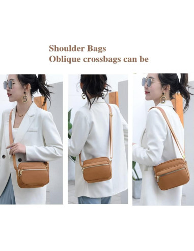 Bolso Cruzado de Nylon DIHKLCIO Impermeable para Mujeres
