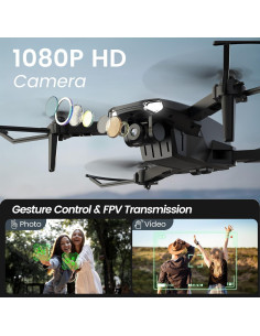 Dron WF11 con cámara 1080P HD para principiantes - WeFone 2