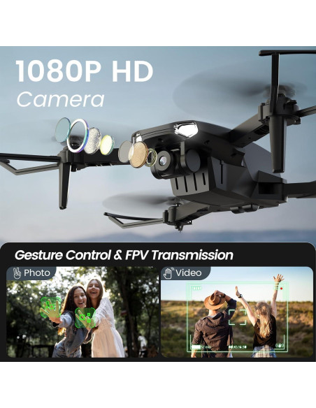 Dron WF11 con cámara 1080P HD para principiantes - WeFone Dron WF11 con cámara 1080P HD para principiantes - WeFone