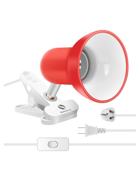 Lámpara de Clip RONG&LAN LED Rojo 30W Ajustable 360 Lámpara de Clip RONG&LAN LED Rojo 30W Ajustable 360