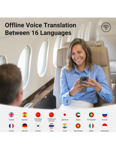 Traductor de Idiomas Anfier W10S - 144 Idiomas, Sin WiFi