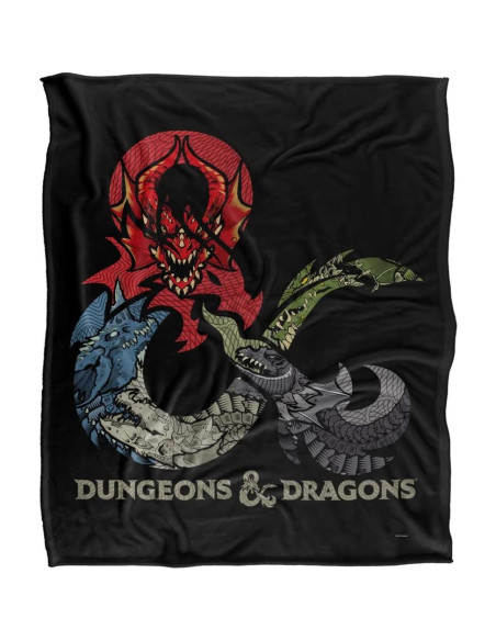 Manta Dragones en Dragones LOGOVISION 127 x 152 cm Suave Manta Dragones en Dragones LOGOVISION 127 x 152 cm Suave