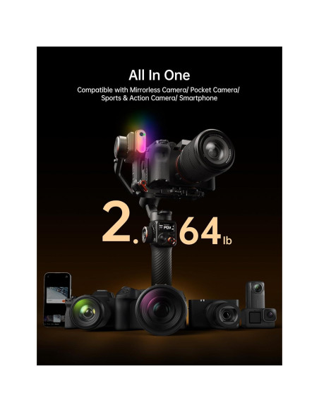 Gimbal Estabilizador Hohem iSteady MT2 para Cámara y Smartphone Gimbal Estabilizador Hohem iSteady MT2 para Cámara y Smartphone