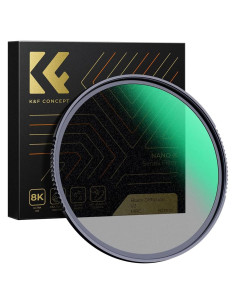 Filtro de Difusión Negra 1/2 K&F Concept 52mm Resistente al Agua