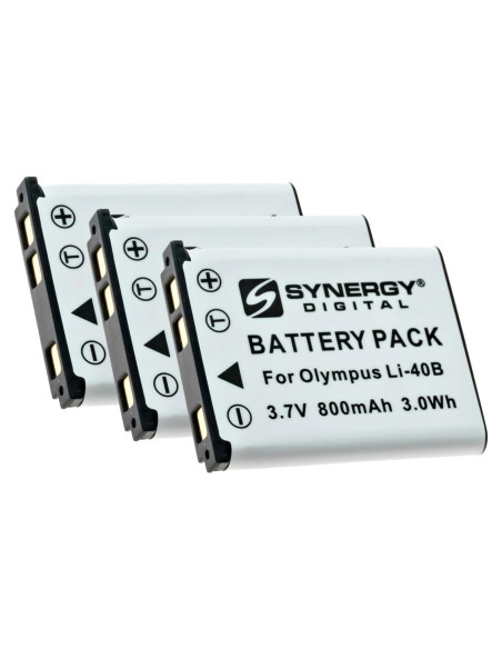 Baterías Recargables Synergy Digital para Cámara Polaroid Q20 Baterías Recargables Synergy Digital para Cámara Polaroid Q20