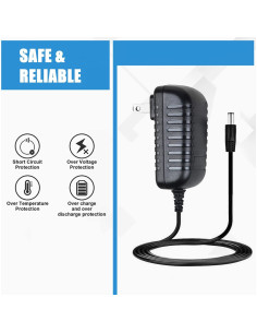 Adaptador de CA SLLEA para Reproductor DVD Coby TF-DVD8503/TF-DVD8501 2