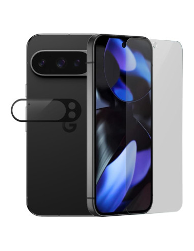Paquete 2+2 Protectores Vidrio Templado y Lente para Pixel 9 Pro XL