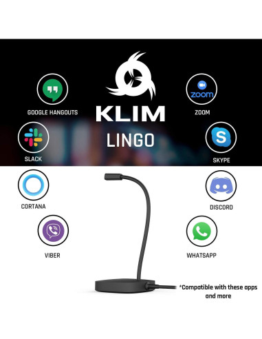 Micrófono USB KLIM Lingo - Alta Definición, Omnidireccional