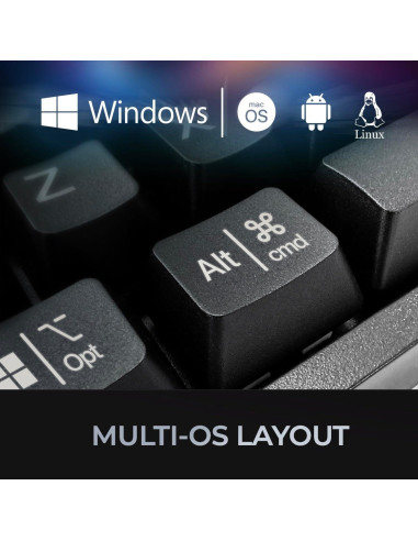 Teclado Mecánico Compacto Adesso EasyTouch AKB-610UB USB