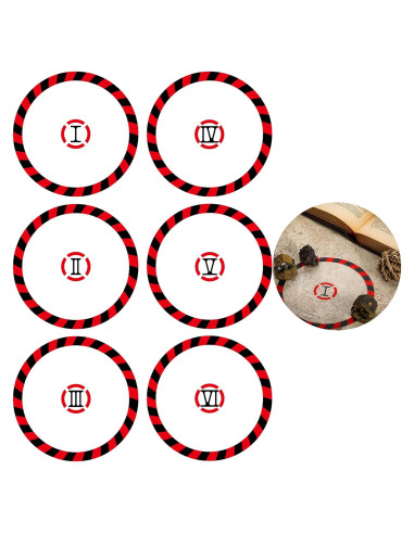 Marcadores de Punto Objetivo Libima 6 Pcs PVC 5.7 cm