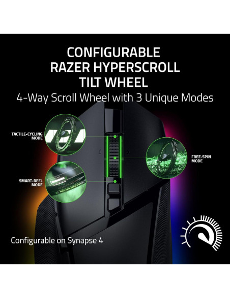 Razer Basilisk V3 Pro 35K Ratón Inalámbrico para Juegos - Negro Razer Basilisk V3 Pro 35K Ratón Inalámbrico para Juegos - Negro