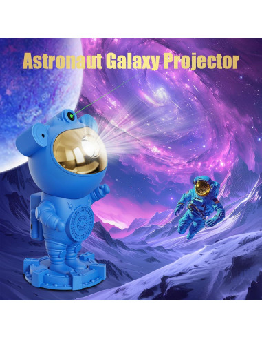 Proyector de Estrellas Galaxia Astronauta THINIDA LED 24cm