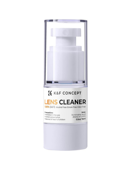 Kit de Limpieza de Lentes K&F Concept - Spray y Paños Microfibra Kit de Limpieza de Lentes K&F Concept - Spray y Paños Microfibra