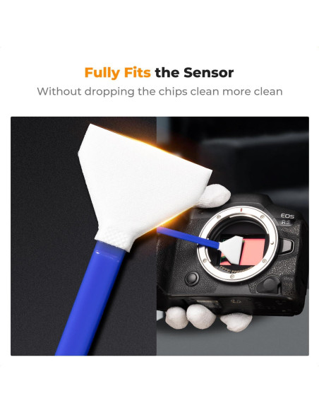 Kit de Limpieza de Sensor K&F Concept 24mm para Cámaras DSLR Kit de Limpieza de Sensor K&F Concept 24mm para Cámaras DSLR