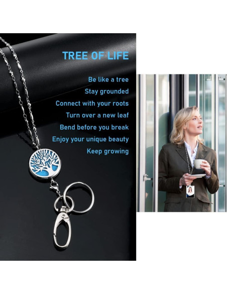 Lanyard Difusor de Aromas SAM & LORI Árbol de la Vida 86.36 cm Lanyard Difusor de Aromas SAM & LORI Árbol de la Vida 86.36 cm