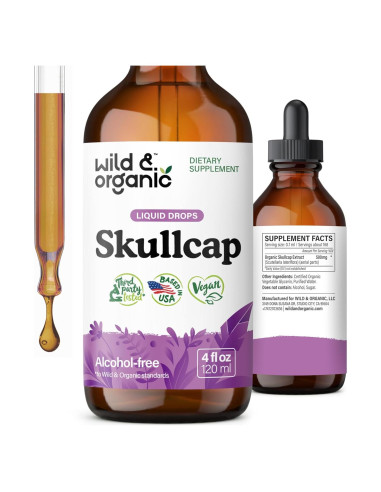 Tinte de Skullcap Silvestre Wild & Organic 118 ml - Vegano