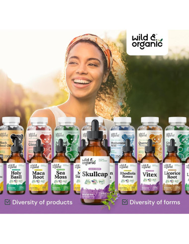 Tinte de Skullcap Silvestre Wild & Organic 118 ml - Vegano