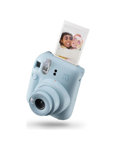 Cámara instantánea Instax Mini 12 Azul Pastel - Fotos Rápidas