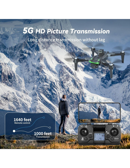 Dron HYTOBP S166 GPS con cámara 4K, 3 baterías, motor sin escobillas Dron HYTOBP S166 GPS con cámara 4K, 3 baterías, motor sin escobillas