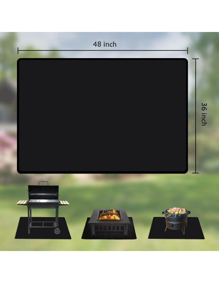 Mat Protector para Parrilla ForestForge 121x91 cm Doble Cara Mat Protector para Parrilla ForestForge 121x91 cm Doble Cara