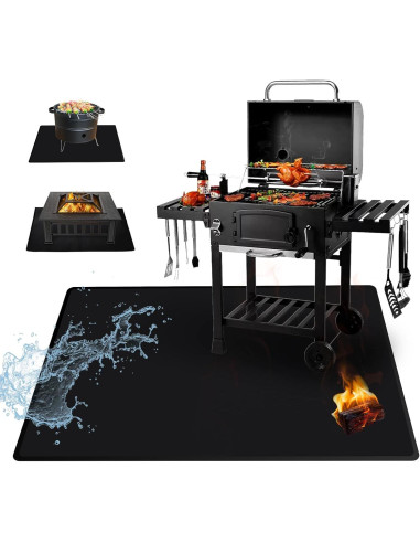 Mat Protector para Parrilla ForestForge 121x91 cm Doble Cara