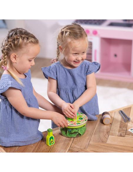 Juego de ensaladera Melissa & Doug 28 piezas para niños 3 a 6 años Juego de ensaladera Melissa & Doug 28 piezas para niños 3 a 6 años