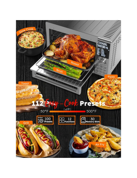 Horno Tostador de Aire Nuwave Bravo XL Pro 30QT Acero Inoxidable Horno Tostador de Aire Nuwave Bravo XL Pro 30QT Acero Inoxidable