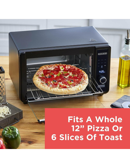 Horno Tostador Digital BLACK+DECKER Crisp 'N Bake 6 Rebanadas Horno Tostador Digital BLACK+DECKER Crisp 'N Bake 6 Rebanadas