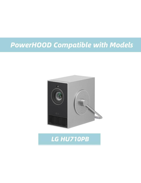 Adaptador AC/DC 19V PowerHOOD para Proyector LG CineBeam 4K Adaptador AC/DC 19V PowerHOOD para Proyector LG CineBeam 4K