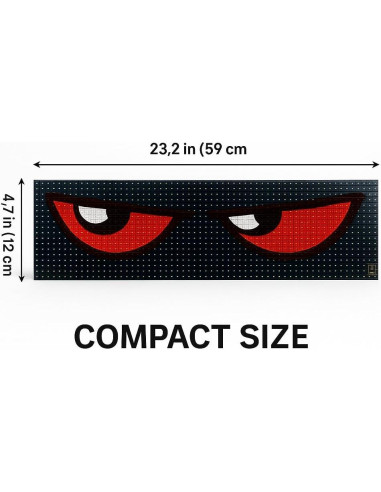Pantalla LED Flexible DenilantEC 59x12 cm Multicolor Bluetooth