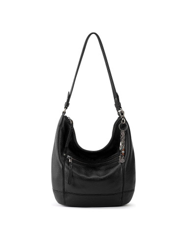Bolso Hobo Sequoia The Sak - Cuero Premium Negro
