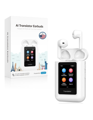 Auriculares Traductores ANFIER A8 AI en Tiempo Real 144 Idiomas