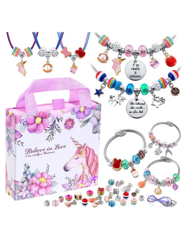 Kit de Fabricación de Pulseras COO&KOO Unicornio para Niñas