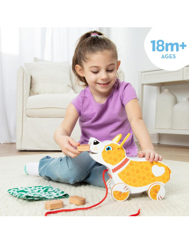 Juguete de Madera Melissa & Doug Alimenta y Pasea Cachorro 2.4m