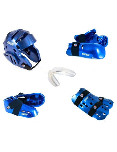Conjunto de Sparring Deluxe ProForce 8 Piezas Rojo Niño Grande