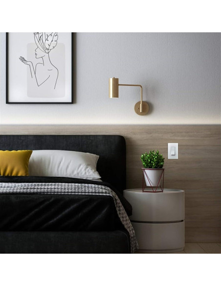 Interruptor de Pared Legrand Radiant TM870WCC10 15A Blanco Interruptor de Pared Legrand Radiant TM870WCC10 15A Blanco