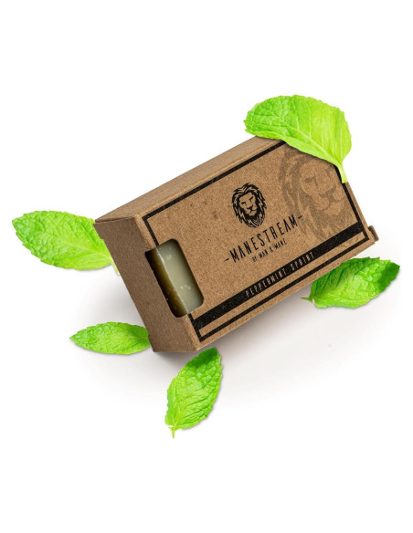 Jabón 2-en-1 MAN & MANE Larga Duración Menta 104g Jabón 2-en-1 MAN & MANE Larga Duración Menta 104g