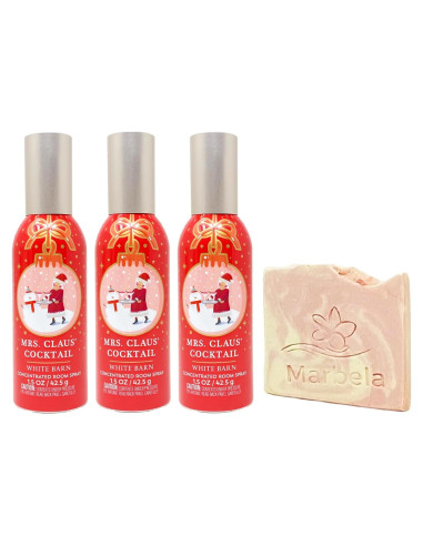 Spray de habitación concentrado Sra. Claus Bath & Body Works 3 piezas