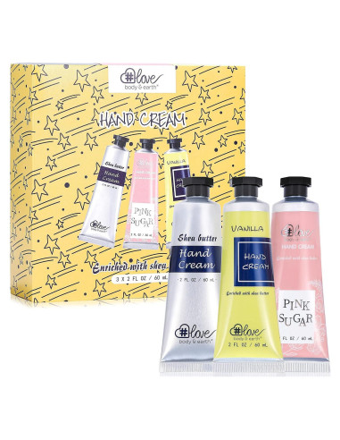 Set de Regalo Body & Earth Amor - 3 Cremas de Manos 56.7g