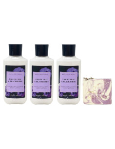 Paquete Lociones Corporales Hoja de Violeta y Mora Bath & Body Works