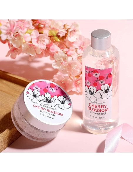 Set de Regalo de Baño y Cuerpo BODY & EARTH 5 Piezas Rosa Set de Regalo de Baño y Cuerpo BODY & EARTH 5 Piezas Rosa