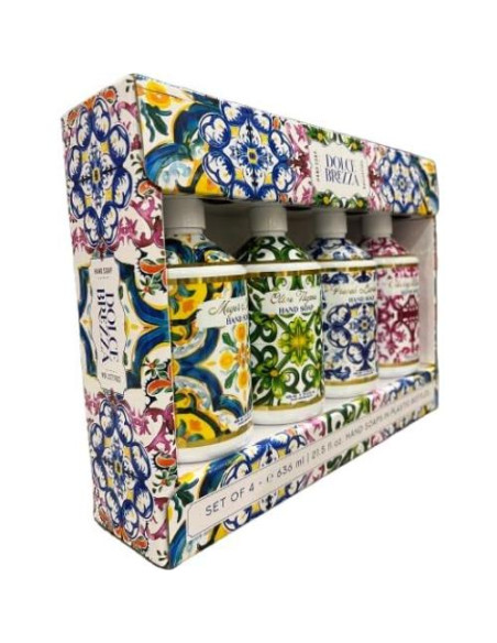 Set de Jabón de Manos Dolce Brezza Home & Body Co. 4 Fragancias Set de Jabón de Manos Dolce Brezza Home & Body Co. 4 Fragancias